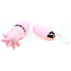 Generique Stimulateur de clitoris rotatif Magic Roll 13cm Rose
